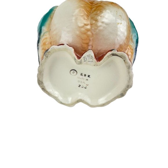 BDK Made in USA 238 Lidded Chicken Ceramic Mid Century Whimsical American Cerami - Picture 10 of 12